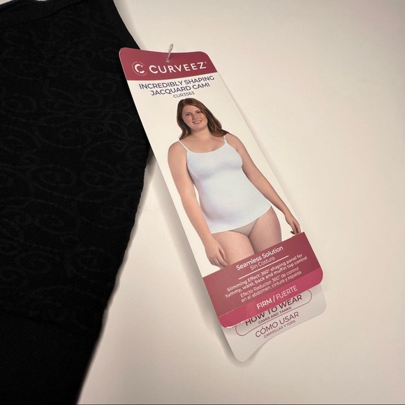 Curveez Incredibly Shaping Jacquard Cami - Picture 5 of 12